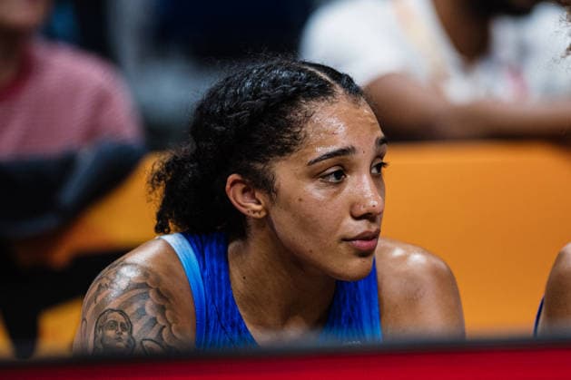 FIBA Women’s Basketball World Cup 2026: USA vs. France, September 13, 2026; Gabby Williams, France, 15, Disappointed; Basketball; FIBA Women’s Basketball World Cup 2026; Final Round, Final, USA vs. France on September 13, 2026, at the Uber Arena, Berlin Copyright: xBEAUTIFULxSPORTS Tonhäuserx