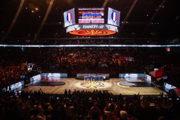 FIBA Women’s Basketball World Cup 2026: USA vs. France, September 13, 2026—France at the medal ceremony. Basketball, FIBA Women’s Basketball World Cup 2026, Final Round, Final, USA vs. France on September 13, 2026, at the Uber Arena, Berlin Copyright: xBEAUTIFULxSPORTS Tonhäuserx