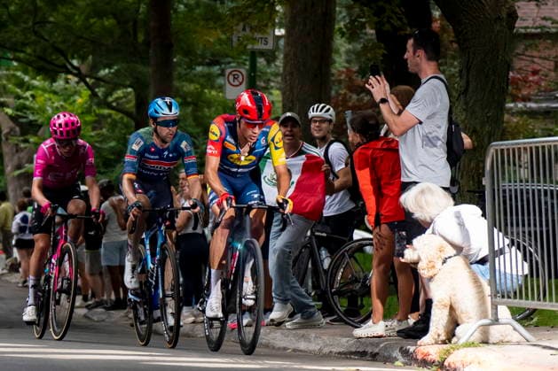 September 13, 2026, Montreal, Pq, CANADA: Juan Ayuso Pesquera, of Spain, riding for LIDL Trek races at the front of a breakout group during the Grand Prix Cycliste de Montreal on Sunday, Sept. 13, 2026. Canada News - September 13, 2026  - ZUMAc35_ 20260913_zaf_c35_067 Copyright: xChristopherxKatsarovx