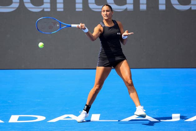 WTA GUADALAJARA OPEN 2026 WTA GUADALAJARA OPEN 2026 PANNA UDVARDY VS LOIS BOISSON 09 13 2026 GUADALAJARA, JALISCO Action photo of Panna Udvardy of Hungary during a qualifying match at the 2026 WTA Guadalajara Open, held at the Centro Panamericano de Tenis in Guadalajara, Jalisco, Mexico Action photo of Panna Udvardy of Hungary, during a qualifying match of the 2026 WTA Guadalajara Open held at the Centro Panamericano de Tenis in Guadalajara, Jalisco, Mexico. PHOTO BY IMAGENSHOP PHOTO AGENCY GUADALAJARA, JALISCO, MEXICO Copyright: xJorgexReyesx