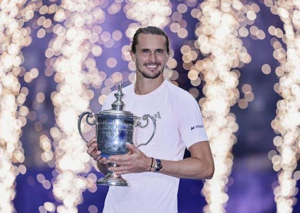 Tennis, US Open, Final, Winner: Alexander Zverev