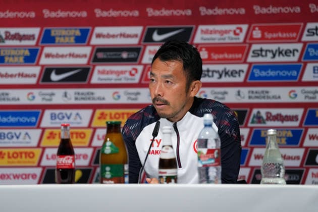 Takashi Yamashita, 1 FSV Mainz 05 Women, Head Coach, Germany, Soccer, Google Pixel Women s Bundesliga, Matchday 4, 2026–2027, SC Freiburg vs. 1 FSV Mainz 05, September 13, 2026, Dreisamstadion, Freiburg, Dreisamstadion, Baden-Württemberg, Germany Copyright: xArnexAmbergx
