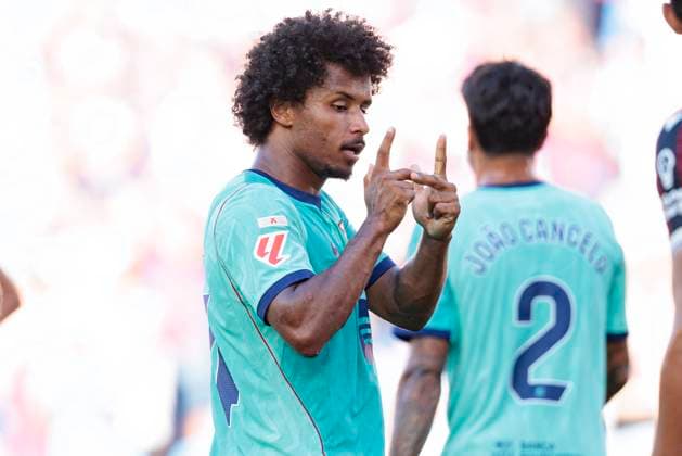 September 13, 2026, Valencia, Spain: Karim Adeyemi FC Barcelona, Barca seen in action celebrating after goal during LaLiga EA SPORTS 2026 2027 game between teams of UD Levante and FC Barcelona..Final Score: UD Levante 2- 4 FC Barcelona. LaLiga EA SPORTS 2026 2027 - UD Levante And FC Barcelona: Valencia, Spain - 13 Sep 2026  - ZUMAs197 20260913_aaa_s197_176 Copyright: xMaciejxRogowskix