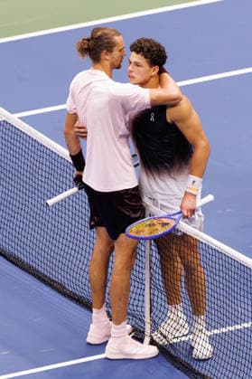 September 13, 2026: Alexander Zverev (GER) in action against Ben Shelton (USA) during the Mens Final at the US Open on September 13, 2026, held at the USTA Billie Jean King National Tennis Center in New York City. CSM Tennis 2026: US Open, September 13, 2026  - ZUMAc04_ 20260913_zma_c04_465 Copyright: xBerniexHaleyx
