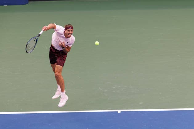 September 13, 2026: Alexander Zverev (GER) in action against Ben Shelton (USA) during the MenÃ¢â‚¬â ¢s Final at the US Open on September 13, 2026, held at the USTA Billie Jean King National Tennis Center in New York City. CSM New York City USA - ZUMAc04_ 20260913_zma_c04_400 Copyright: xBerniexHaleyx