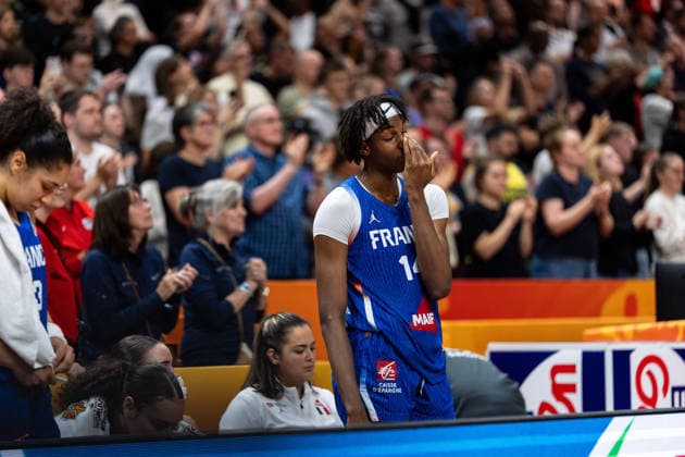 Dominique Malonga, France, 14, disappointed after the loss, GER, USA vs. France, Basketball, FIBA Women s World Cup 2026, Final, September 13, 2026 GER, USA vs. France, Basketball, 2026 FIBA Women’s World Cup, Final, September 13, 2026 Berlin Copyright: xEibner-Pressefoto MaxxVincenx EP_MVN