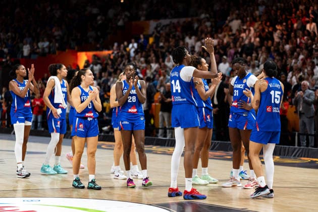 French Team Disappoints: Disappointment After Loss, GER, USA vs. France, Basketball, 2026 FIBA Women s World Cup, Final, September 13, 2026, GER, USA vs. France, Basketball, 2026 FIBA Women s World Cup, Final, September 13, 2026, Berlin Copyright: xEibner-Pressefoto MaxxVincenx EP_MVN