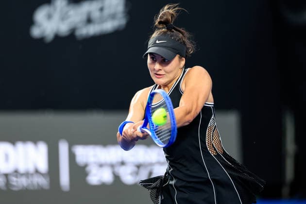 WTA GUADALAJARA OPEN 2026 WTA GUADALAJARA OPEN 2026 CRISTINA BUCSA VS BIANCA ANDREESCU 09 13 2026 GUADALAJARA, JALISCO Action photo of Bianca Andreescu of Canada during a qualifying match at the 2026 WTA Guadalajara Open, held at the Centro Panamericano de Tenis in Guadalajara, Jalisco, Mexico. Photo of Bianca Andreescu of Canada, during a qualifying match of the WTA Guadalajara Open 2026 held at the Centro Panamericano de Tenis in Guadalajara, Jalisco, Mexico. PHOTO BY IMAGENSHOP PHOTO AGENCY GUADALAJARA, JALISCO, MEXICO Copyright: xIMAGENSHOPxAGENCIAxFOTOGRAFICAx