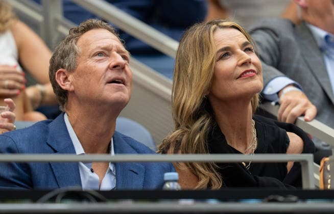 2026 US Open - Day 15 NEW YORK, NEW YORK - SEPTEMBER 13: Savannah Guthrie and husband, Michael Feldman in attendance for the Ben Shelton of the United States and Alexander Zverev of Germany men’s singles final during the 2026 US Open - Day 15 at USTA Billie Jean King National Tennis Center on September 13, 2026 in New York, New York. New York USTA Billie Jean King National Tennis Center New York United States Copyright: xSusanxMullane ISIxPhotosx 9760