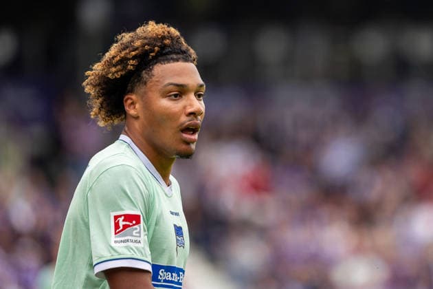 Oluwaseun Adewumi Hertha BSC, 19 GER, VfL Osnabrück vs. Hertha BSC, Soccer, 2. Bundesliga, Matchday 5, 2026–2027 Season, September 13, 2026 DFL regulations prohibit any use of photographs as image sequences and or quasi-video GER, VfL Osnabrück vs. Hertha BSC, Soccer, 2. Bundesliga, Matchday 5, 2026–2027 season, September 13, 2026, Osnabrück Copyright: xEibner-Pressefoto JanxRollingerx EP_JSK