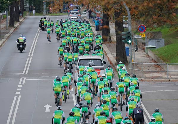 Cycling, European Peace Ride in Chemnitz