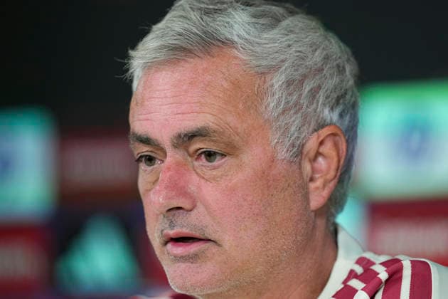 September 14, 2026, Valdebebas, Madrid, Spain: Jose Mourinho, head coach of Real Madrid, attends his press conference, PK, Pressekonferenz during the training day of Real Madrid ahead the Spanish League, LaLiga EA Sports, football match against Elche CF at Ciudad Deportiva Real Madrid on September 14, 2026, in Valdebebas, Madrid, Spain. Real Madrid Training And Press Conference - Laliga Ea Sports  - ZUMAa181 20260914_zaa_a181_001 Copyright: xDennisxAgyemanx