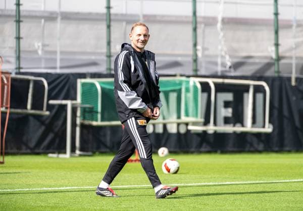 Soccer, Men s, 2026–2027 Season, Bundesliga 1, 1. FC Union Berlin, Practice on Training Field II, Coach Mauro Lustrinelli, 1. FC Union Berlin, September 14, 2026, Copyright: xMatthiasxKochx