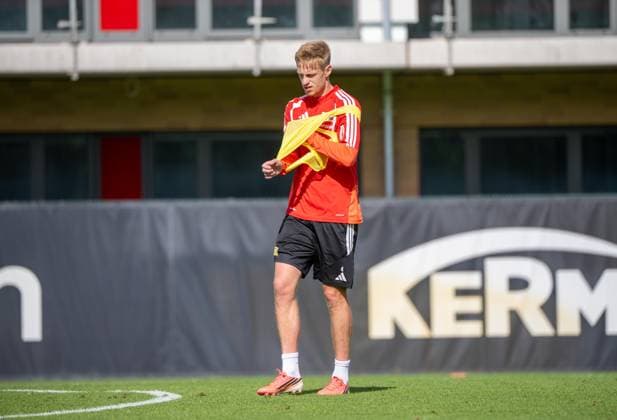 Soccer, Men s, 2026–2027 Season, Bundesliga 1, 1. FC Union Berlin, Practice on Training Field II, Zeno van den Bosch (1. FC Union Berlin), September 14, 2026, Copyright: xMatthiasxKochx