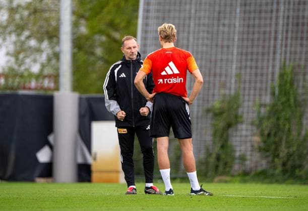 Soccer, Men s, 2026–2027 Season, Bundesliga 1, 1. FC Union Berlin, Training on Training Field II, from left: Coach Mauro Lustrinelli (1. FC Union Berlin), Aljoscha Kemlein (1. FC Union Berlin), September 14, 2026, Copyright: xMatthiasxKochx