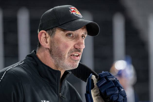 Rob Leask, Assistant Coach, EHC Red Bull Munich Portrait GER, EHC Red Bull Munich, Ice Hockey, Training Session Before the Start of the DEL Season, September 14, 2026 Photo: HMB Media, Heike Feiner Copyright: HMBxMedia HeikexFeiner