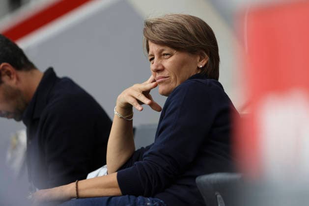 FC Bayern Munich Sports Director Bianca Rech watches the Women s Bundesliga match between Bayer 04 Leverkusen and FC Bayern Munich, Ulrich Haberland Stadium on September 14, 2026, in Leverkusen, Germany. Photo by Oliver Kaelke, DeFodi Images. Sports Director Bianca Rech of FC Bayern Munich looks on during the Bundesliga match between Bayer 04 Leverkusen and FC Bayern Munich at Ulrich Haberland Stadium on September 14, 2026 in Leverkusen, Germany. Photo by Oliver Kaelke, DeFodi Images. DFB and DFL regulations prohibit any use of photographs as image sequences and or quasi-video. Photo by Oliver Kaelke, DeFodi Images.