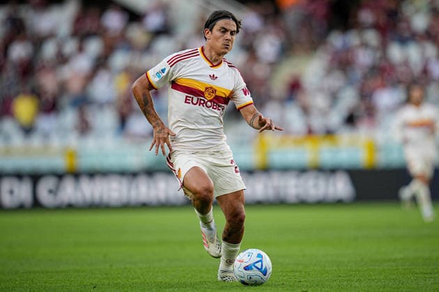 RomaÕs Paulo Dybala during the Serie A soccer match between Torino and Roma at the Stadio Olimpico Grande Torino in Turin, north west Italy - Sunday, September 14, 2026. - Soccer .  Copyright: xMarcoxAlpozzi LaPressex