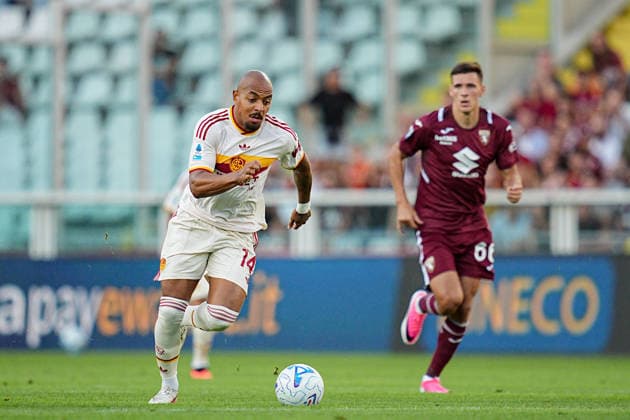 RomaÕs Donyell Malen during the Serie A soccer match between Torino and Roma at the Stadio Olimpico Grande Torino in Turin, north west Italy - Sunday, September 14, 2026. - Soccer .  Copyright: xMarcoxAlpozzi LaPressex