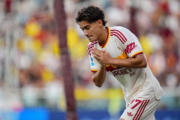 RomaÕs Emanuele Lulli reacts after missing a scoring chance during the Serie A soccer match between Torino and Roma at the Stadio Olimpico Grande Torino in Turin, north west Italy - Sunday, September 14, 2026. - Soccer .  Copyright: xMarcoxAlpozzi LaPressex