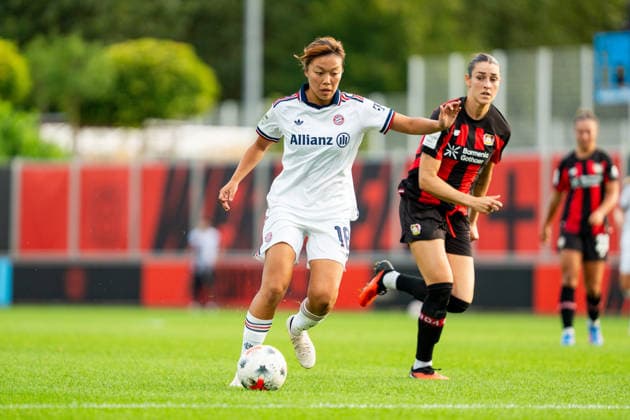 Momoko Tanikawa FC Bayern Munich, 18 Bayer 04 Leverkusen vs. FC Bayern Munich, Soccer, Google Pixel Women s Bundesliga, Matchday 4, 2026–2027 Season, September 14, 2026 DFB regulations prohibit any use of photographs as image sequences and or quasi-video Bayer 04 Leverkusen vs. FC Bayern Munich, Soccer, Google Pixel Women’s Bundesliga, Matchday 4, 2026–2027 Season, September 14, 2026, Leverkusen Copyright: xEibner-Pressefoto J.xDerondeaux EP_JDU