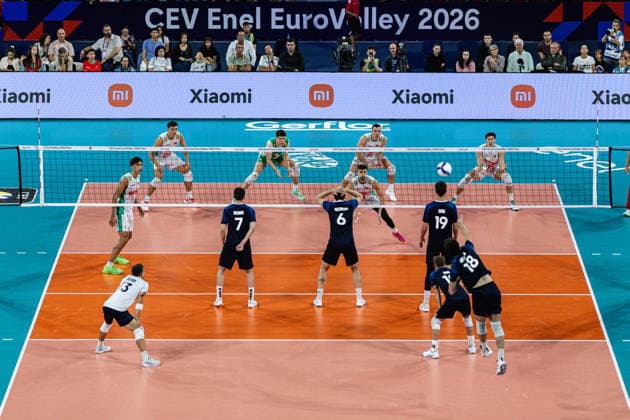 IPA88532401 - General view during the CEV Enel Eurovolley 2026 pool stage match between Bulgaria and Israel at Arena 8888 in Sofia, Bulgaria, on September 14, 2026  Copyright: xIvanxSxIvanov IPAxSportx xx IPA88532401