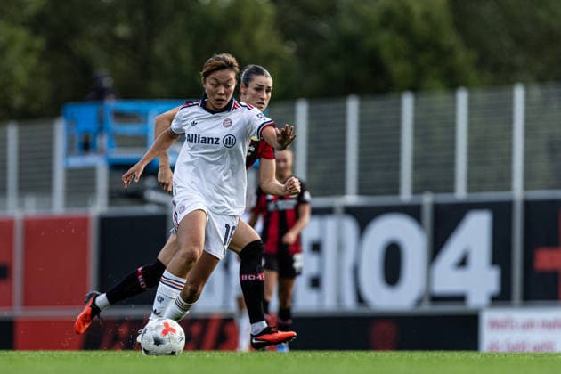Google Pixel Women s Bundesliga Bayer 04 Leverkusen FC Bayern Munich September 14, 2026 Momoko Tanikawa FC Bayern Munich, 18 Women s Bundesliga Google Pixel Women s Bundesliga September 26–27 Bayer 04 Leverkusen FC Bayern Munich Ulrich Haberland Stadium, Leverkusen, September 14, 2026. DFL regulations prohibit any use of photographs as image sequences and or quasi-video content. Copyright: xBEAUTIFULxSPORTS Buriakovx