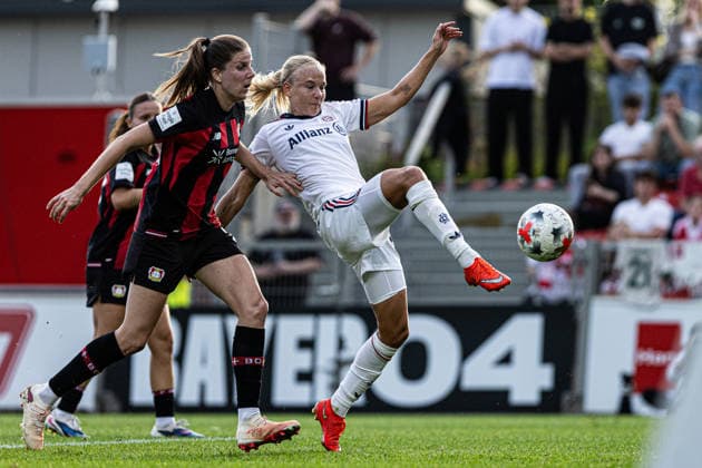 Google Pixel Women s Bundesliga Bayer 04 Leverkusen FC Bayern Munich September 14, 2026 Pernille Harder FC Bayern Munich, 21 Women s Bundesliga Google Pixel Women s Bundesliga September 26–27 Bayer 04 Leverkusen FC Bayern Munich Ulrich Haberland Stadium, Leverkusen, September 14, 2026. DFL regulations prohibit any use of photographs as image sequences and or quasi-video. Copyright: xBEAUTIFULxSPORTS Buriakovx
