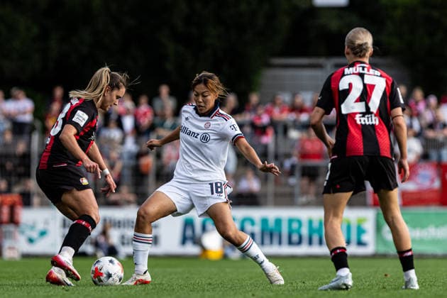 Google Pixel Women s Bundesliga Bayer 04 Leverkusen FC Bayern Munich September 14, 2026 Momoko Tanikawa FC Bayern Munich, 18 Women s Bundesliga Google Pixel Women s Bundesliga September 26–27 Bayer 04 Leverkusen FC Bayern Munich Ulrich Haberland Stadium, Leverkusen, September 14, 2026 DFL regulations prohibit any use of photographs as image sequences and or quasi-video Copyright: xBEAUTIFULxSPORTS Buriakovx