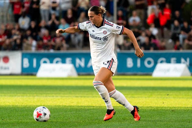 Germany Google Pixel Women s Bundesliga 2026, Matchday 27, Match 4: Bayer 04 Leverkusen vs. FC Bayern Munich, September 14, 2026, Ulrich Haberland Stadium, Bühl, Klara Copyright: xCelinaxLeiersx