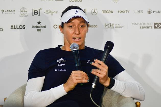 Tennis, WTA tournament in São Paulo, press conference