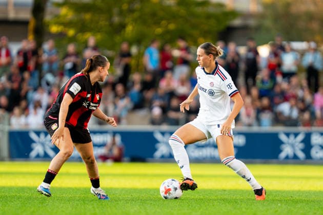 Bayer 04 Leverkusen vs. FC Bayern Munich, Soccer, Google Pixel Women s Bundesliga, Matchday 4, 2026–2027 Season, September 14, 2026 DFB regulations prohibit any use of photographs as image sequences and or quasi-video Bayer 04 Leverkusen vs. FC Bayern Munich, Soccer, Google Pixel Women’s Bundesliga, Matchday 4, 2026–2027 season, September 14, 2026, Leverkusen Copyright: xEibner-Pressefoto J.xDerondeaux EP_JDU
