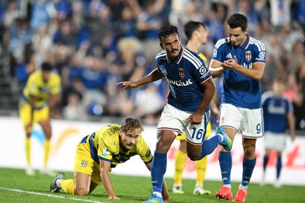 Como™s Kaiki celebrating after a goal during the Serie A soccer match between Como Calcio and Parma Calcio 1913 at the Giuseppe Sinigaglia stadium in Como, north Italy - September 14, 2026 - Soccer.  Copyright: xTizianoxBallabio LaPressex