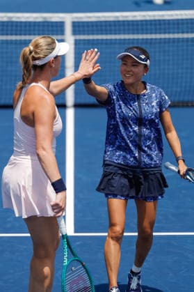 WTA GUADALAJARA OPEN 2026 WTA GUADALAJARA OPEN 2026 ALEXA GUARACHI NIKA RADISIC VS MAKAMOTO NINOMIYA ISABELLE HAVERLAG 1 4092026 GUADALAJARA, JALISCO Action photo of Makamoto Ninomiya and Isabelle Haverlag during a match at the 2026 WTA Guadalajara Open, held at the Centro Panamericano de Tenis in Guadalajara, Jalisco, Mexico Photo of Makamoto Ninomiya and Isabelle Haverlag, during a match at the 2026 WTA Guadalajara Open held at the Centro Panamericano de Tenis in Guadalajara, Jalisco, Mexico. PHOTO BY IMAGENSHOP PHOTOGRAPHY AGENCY GUADALAJARA, JALISCO, MEXICO Copyright: xIMAGENSHOPxAGENCIAxFOTOGRAFICAx