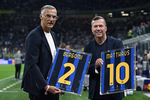 Db Milano 14 09 2026 - campionato di calcio serie A Inter-Udinese foto Daniele Buffa Image nella foto: Giuseppe Bergomi-Lothar Matthaus 