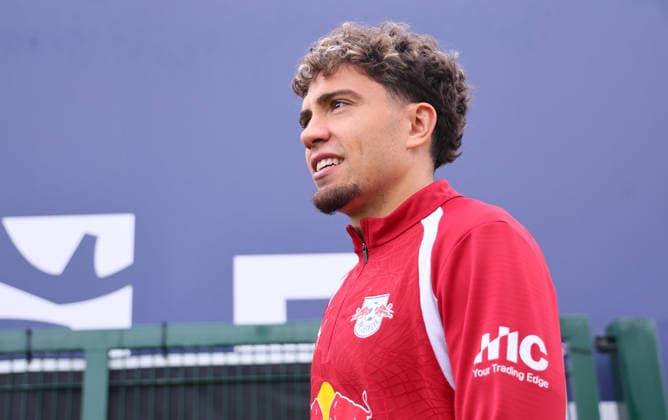 Leipzig, September 14, 2026, Red Bull Academy, soccer, Bundesliga 1, RB Leipzig, practice, Pictured: Neil El Aynoui, For editorial use only, Picture Point