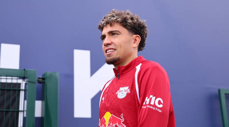 Leipzig, September 14, 2026, Red Bull Academy, soccer, Bundesliga 1, RB Leipzig, practice, Pictured: Neil El Aynoui, For editorial use only, Picture Point