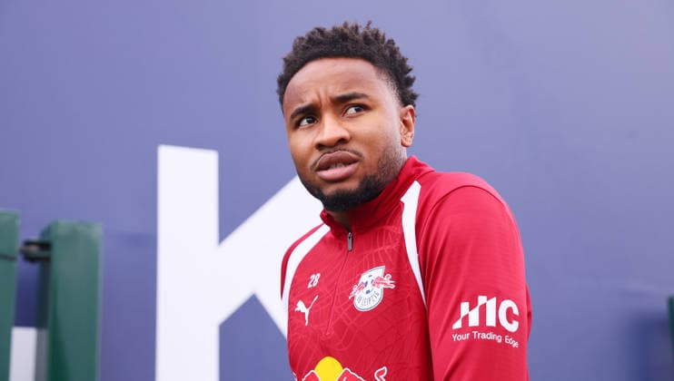 Leipzig, September 14, 2026, Red Bull Academy, Soccer, Bundesliga 1, RB Leipzig, Practice, Pictured: Christopher Nkunku, 28, RBL, For editorial use only, Picture Point