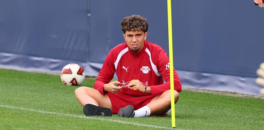 Leipzig, September 14, 2026, Red Bull Academy, Soccer, Bundesliga 1, RB Leipzig, Training, Pictured: Neil El Aynoui, For editorial use only, Picture Point