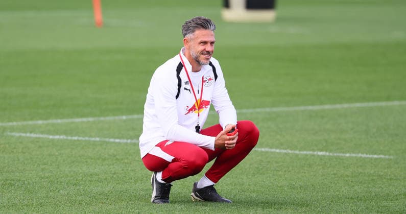 Leipzig, September 14, 2026, Red Bull Academy, Soccer, Bundesliga 1, RB Leipzig, Training, Pictured: Coach Martin Demichelis, For editorial use only, Picture Point