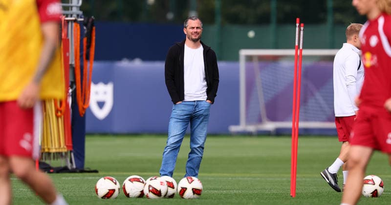 Leipzig, September 14, 2026, Red Bull Academy, soccer, Bundesliga 1, RB Leipzig, training, Pictured: Marcel Schäfer, RBL Managing Director of Sports, For editorial use only, Picture Point