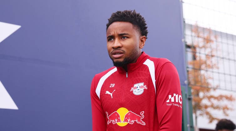 Leipzig, September 14, 2026, Red Bull Academy, Soccer, Bundesliga 1, RB Leipzig, Training, Pictured: Christopher Nkunku, 28, RBL, For editorial use only, Picture Point