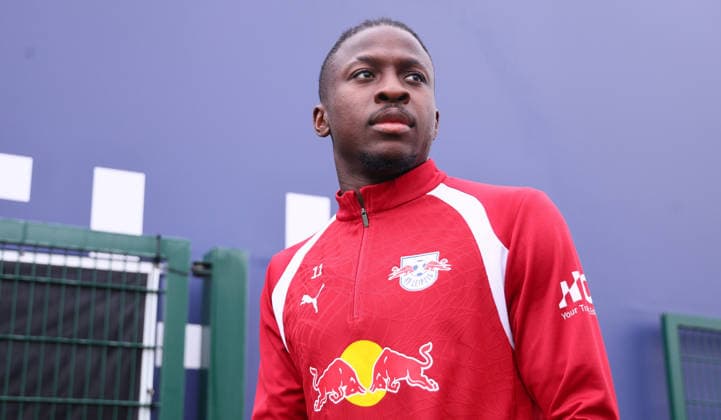 Leipzig, September 14, 2026, Red Bull Academy, Soccer, Bundesliga 1, RB Leipzig, Practice, Pictured: Johan Bakayoko 11, RB Leipzig, For editorial use only, Picture Point