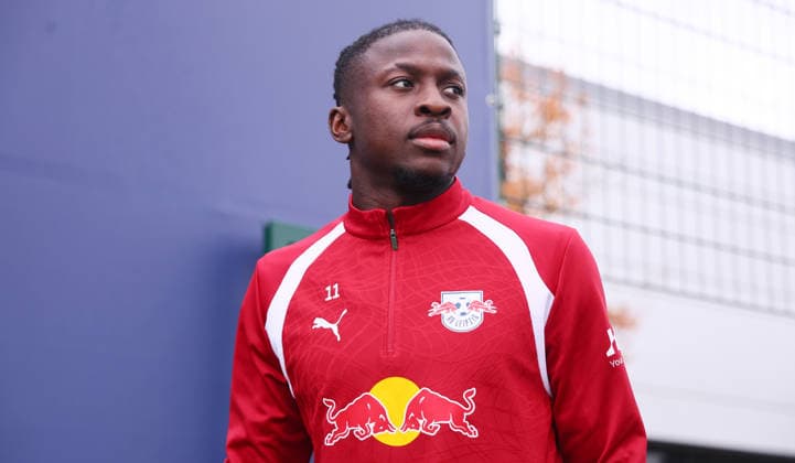 Leipzig, September 14, 2026, Red Bull Academy, Soccer, Bundesliga 1, RB Leipzig, Practice, Pictured: Johan Bakayoko 11, RB Leipzig, For editorial use only, Picture Point