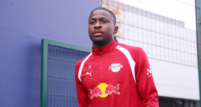Leipzig, September 14, 2026, Red Bull Academy, Soccer, Bundesliga 1, RB Leipzig, Practice, Pictured: Johan Bakayoko 11, RB Leipzig, For editorial use only, Picture Point
