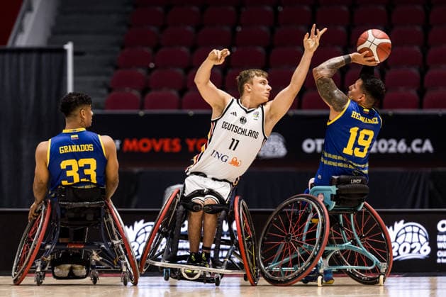 Wheelchair basketball, IWBF World Championships, Germany v Colombia