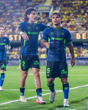 ESP LaLiga EA Sports Villarreal CF Real Betis Cucho Hernandez of Real Betis scores a goal and celebrates during the LaLiga EA Sports match between Villarreal CF and Real Betis played at Ceramica Stadium in Valencia on September 14, 2026, in Spain. Spanish Soccer Copyright: xAgenciaxLOFx