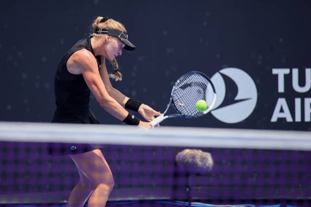 WTA GUADALAJARA OPEN 2026 WTA GUADALAJARA OPEN 2026 ELVINA KALIEVA VS KAYLA DAY 09 14 2026 GUADALAJARA, JALISCO Action photo of Elvina Kalieva of the United States during a match at the 2026 WTA Guadalajara Open, held at the Centro Panamericano de Tenis in Guadalajara, Jalisco, Mexico. Photo of Elvina Kalieva of the United States, during a match at the 2026 WTA Guadalajara Open held at the Centro Panamericano de Tenis in Guadalajara, Jalisco, Mexico. PHOTO BY IMAGENSHOP PHOTO AGENCY GUADALAJARA, JALISCO, MEXICO Copyright: xIMAGENSHOPxAGENCIAxFOTOGRAFICAx
