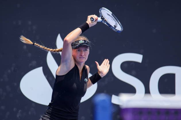 WTA GUADALAJARA OPEN 2026 WTA GUADALAJARA OPEN 2026 ELVINA KALIEVA VS KAYLA DAY 09 14 2026 GUADALAJARA, JALISCO Action photo of Elvina Kalieva of the United States during a match at the 2026 WTA Guadalajara Open, held at the Centro Panamericano de Tenis in Guadalajara, Jalisco, Mexico. Photo of Elvina Kalieva of the United States, during a match at the 2026 WTA Guadalajara Open held at the Centro Panamericano de Tenis in Guadalajara, Jalisco, Mexico. PHOTO BY IMAGENSHOP PHOTO AGENCY GUADALAJARA, JALISCO, MEXICO Copyright: xIMAGENSHOPxAGENCIAxFOTOGRAFICAx