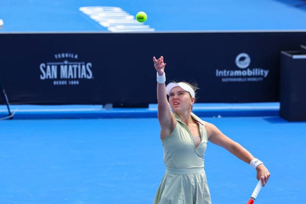 WTA GUADALAJARA OPEN 2026 WTA GUADALAJARA OPEN 2026 ELVINA KALIEVA VS KAYLA DAY 09 14 2026 GUADALAJARA, JALISCO Action photo of Kayla Day of the United States during a match at the 2026 WTA Guadalajara Open, held at the Centro Panamericano de Tenis in Guadalajara, Jalisco, Mexico. Photo of Kayla Day of the United States, during a match at the 2026 WTA Guadalajara Open held at the Centro Panamericano de Tenis in Guadalajara, Jalisco, Mexico. PHOTO BY IMAGENSHOP PHOTO AGENCY GUADALAJARA, JALISCO, MEXICO Copyright: xIMAGENSHOPxAGENCIAxFOTOGRAFICAx